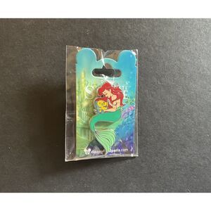 The Little Mermaid Pin La Petite Sirène Ariel Flounder Disneyland Paris DLP
